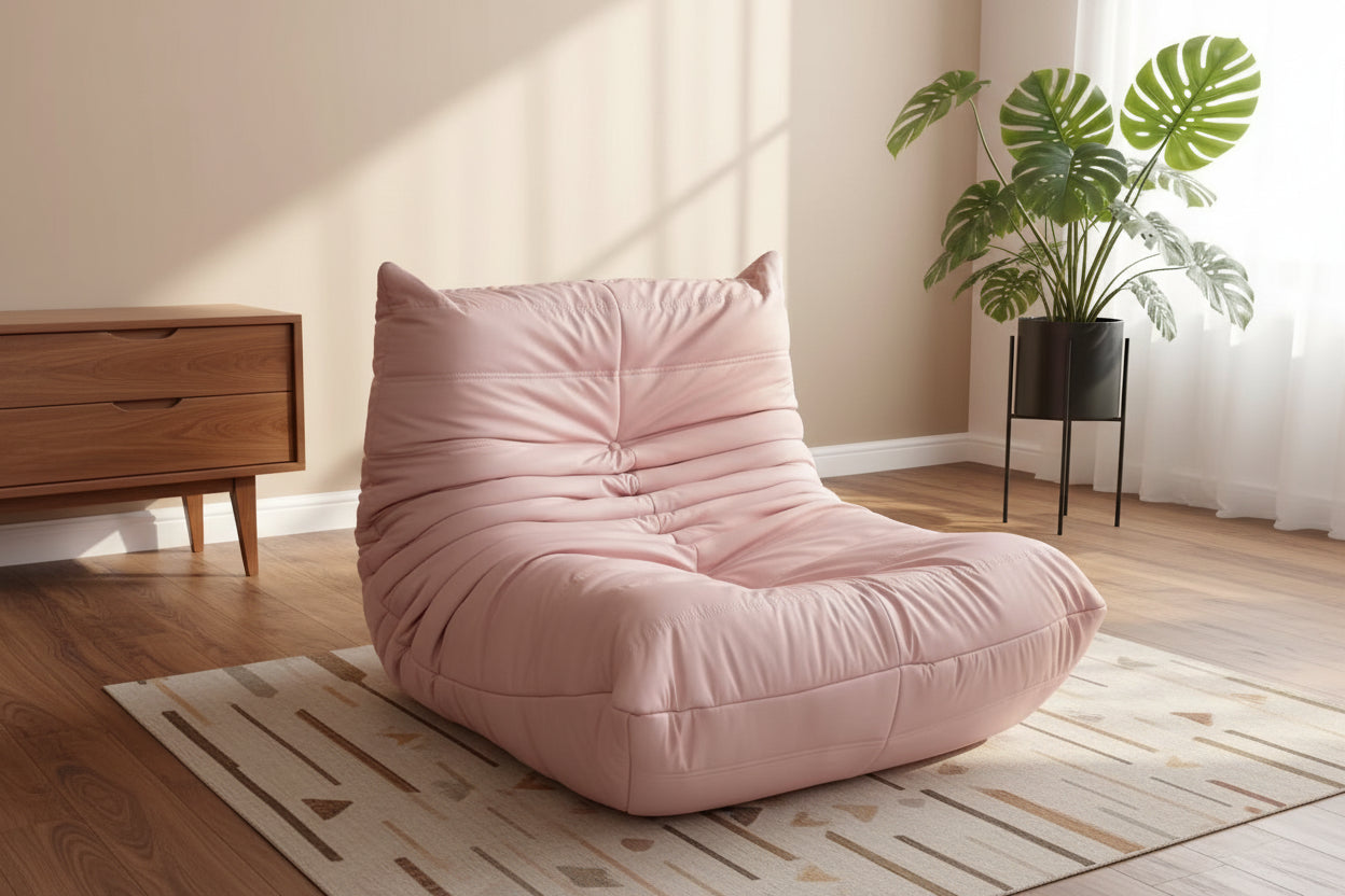 Lazy Sofa Chair - Tatami Reading Chair for Bedroom, Living Room & Balcony