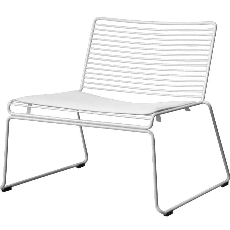 Nordic Hollow Accent Chair - Modern Backrest Dining Chair for Home & Balcony