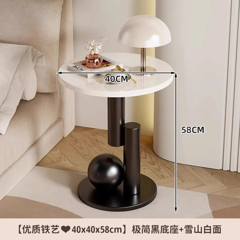 Modern Side Table | Minimalist Accent Table for Living Room, Bedroom & Balcony | Premium Luxury Furniture