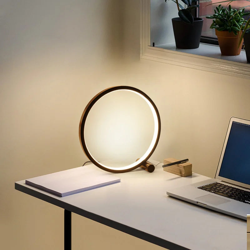 LED Desk Lamp - USB Powered Touch Control Bedside Light with Dimming