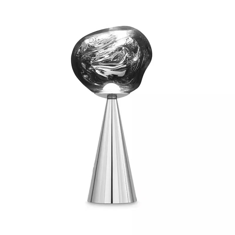 LED Lava Lamp - Rechargeable Touch Dimming Bedside Light with 3 Color Modes