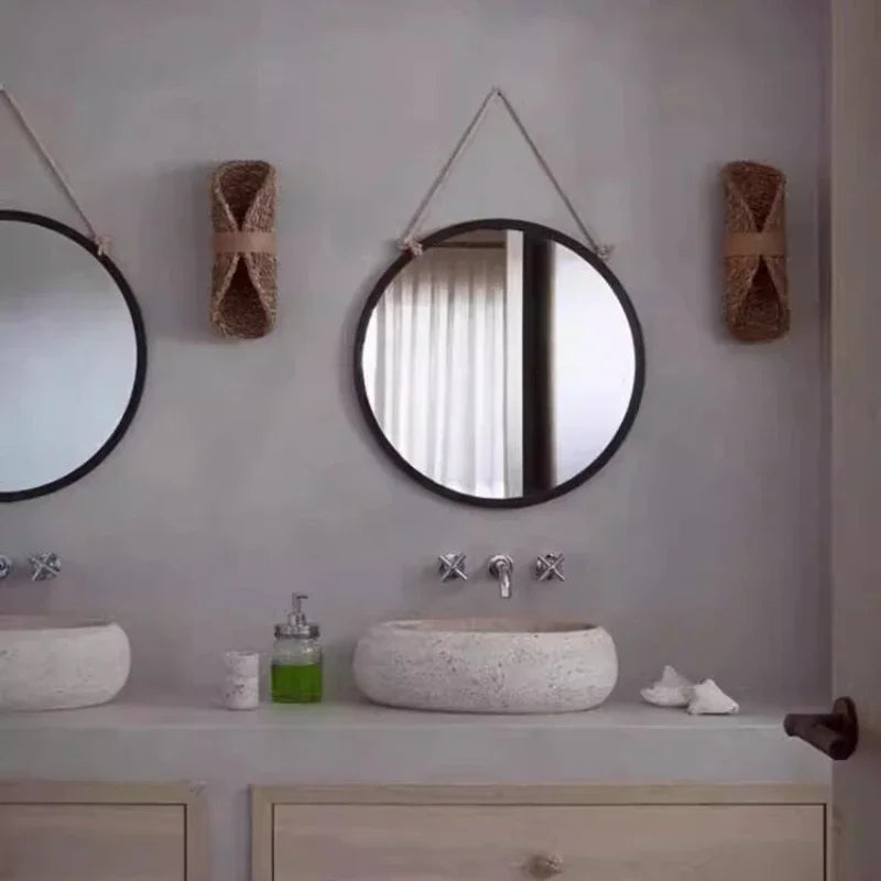 Vintage Rattan Wall Lamp - Woven Wall Sconce for Living Room & Bedroom