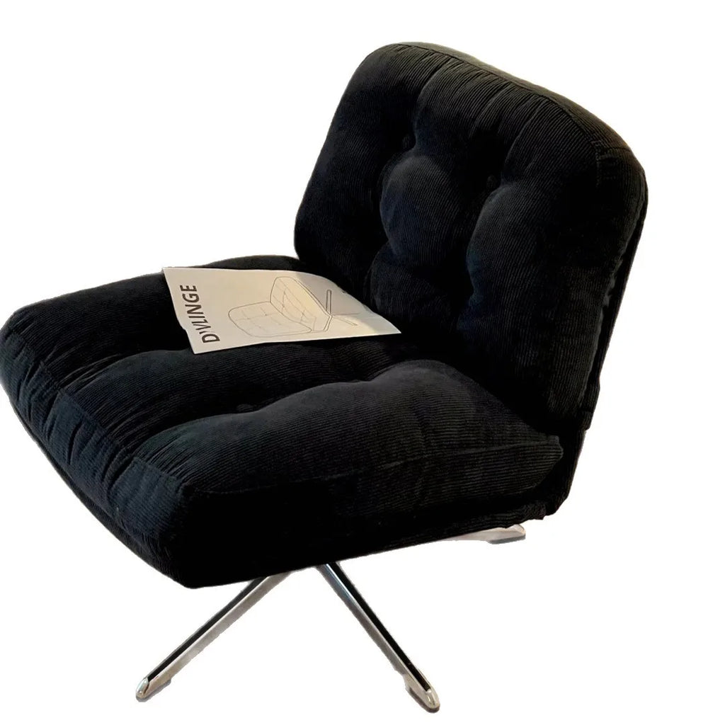 Velvet Rotatable Accent Chair - Modern Lounge Seating for Living Room & Balcony