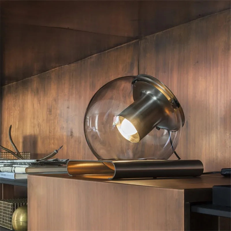 Glass Ball Lamp - Nordic Post-Modern Designer Light with Touch Control