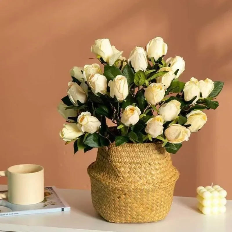 Seagrass Basket - Rattan Hanging Planter & Storage Organizer