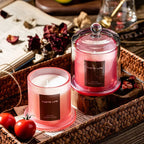 Velvet Rose Ebony Scented Candle - 40 Hour Natural Soy Wax Aromatherapy Candle