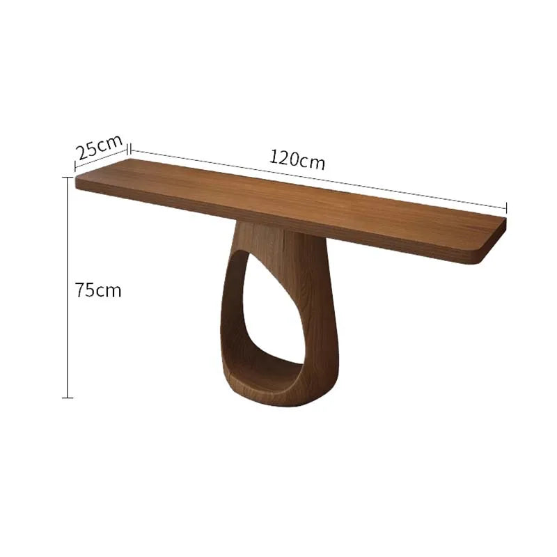 American Classic Console Table - Mid-Century Entrance Table for Porch & Entryway