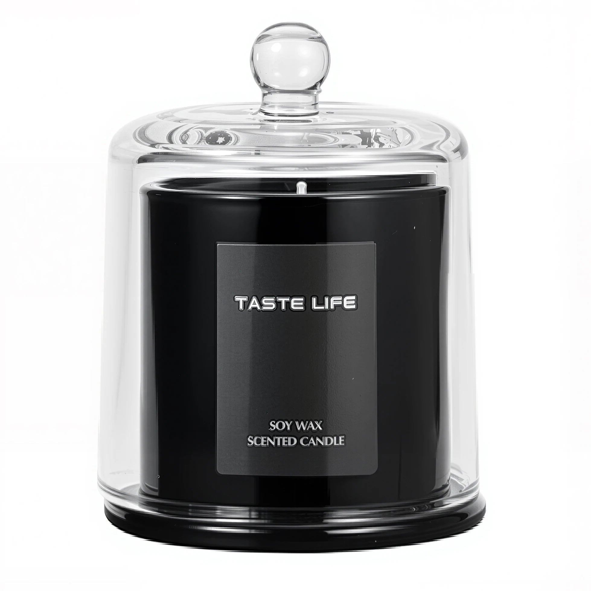 Soy Wax Scented Candle - Glass Cloche Aromatherapy Candle for Home & Spa