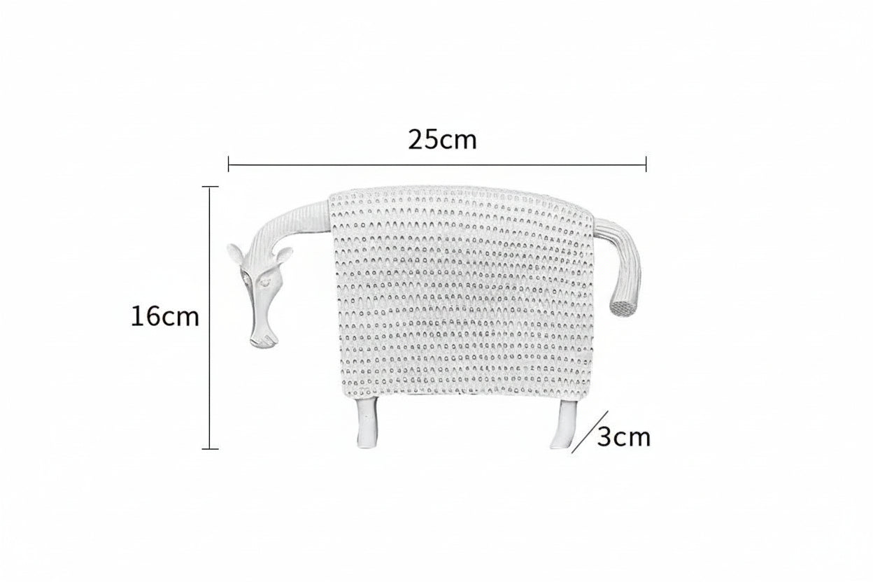 Vintage Minimalist Home Decor Ornament - Designer Accent for Living Room & Entryway