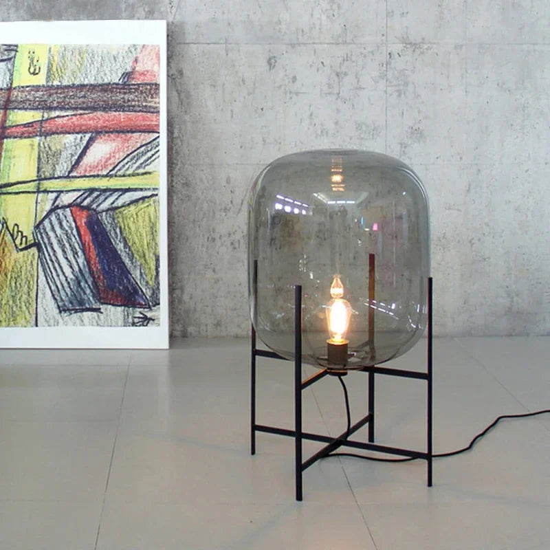Glass Ball Floor Lamp - Postmodern Scandinavian Reading Lamp