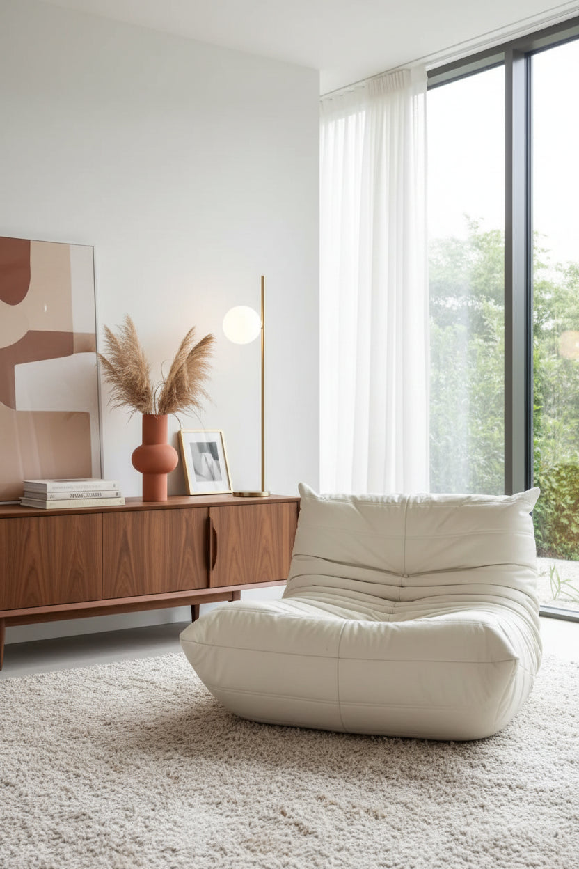 Lazy Sofa Chair - Tatami Reading Chair for Bedroom, Living Room & Balcony