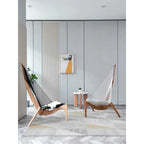 Nordic Solid Wood Sailboat Chair - Designer Harp Chair Lounge for Living Room