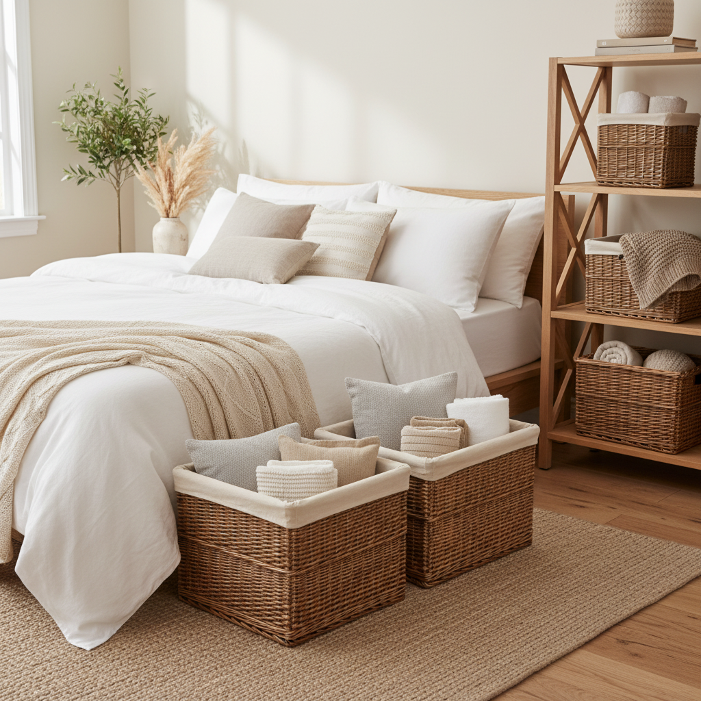 Bedroom storage scene