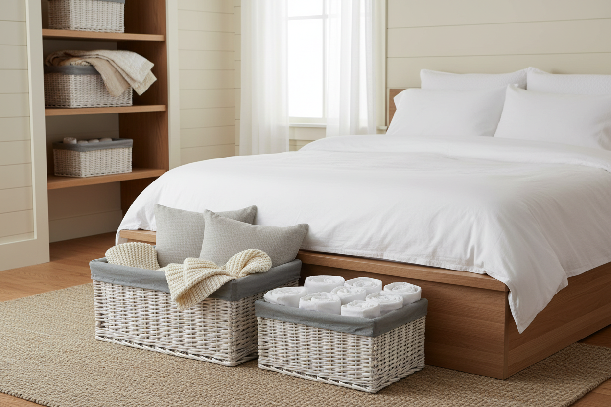 Bedroom storage scene