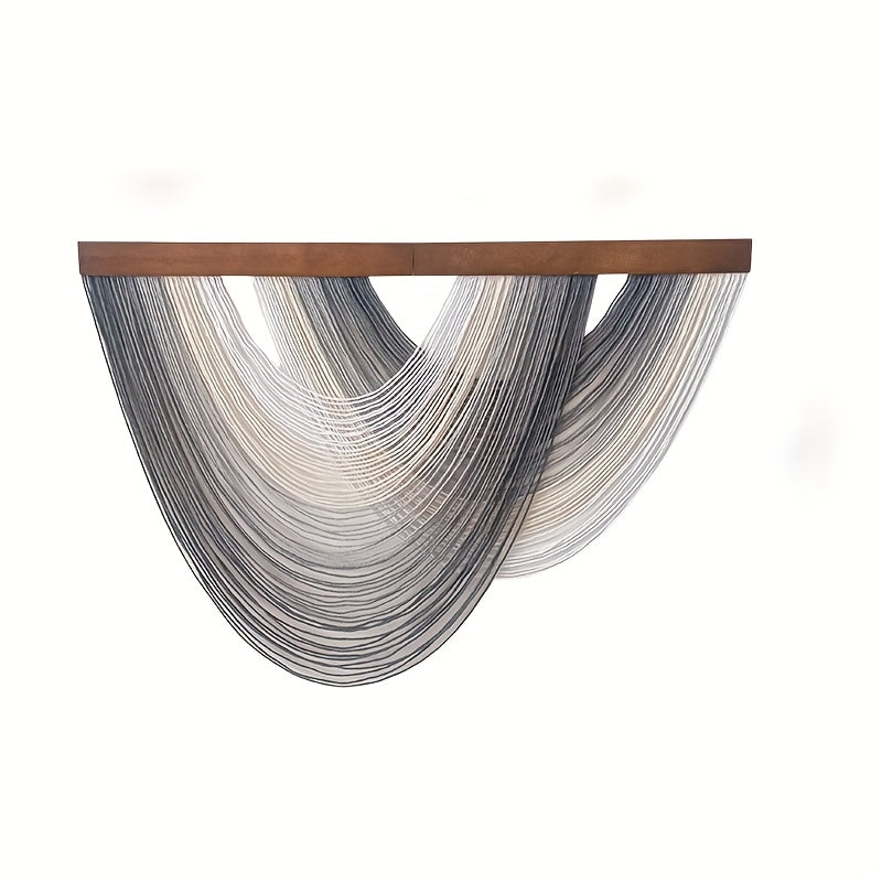 Ocean Wave Wall Hanging - Boho Macrame Tapestry | Gradient Wall Art