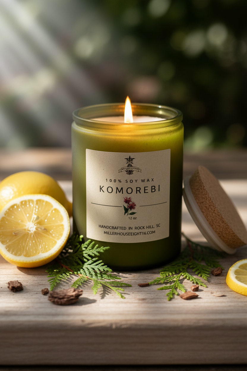 Close-up with komorebi light effect