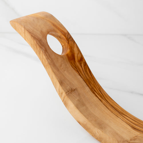 Handmade Olive Wood Bottle Holder - Wine Display Stand | Two Designs Available