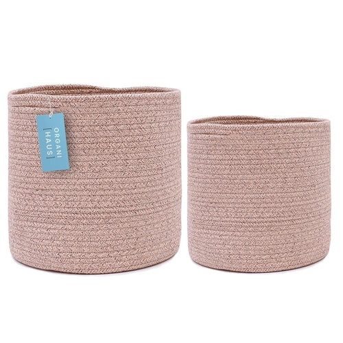 Woven Plant Basket Cover | Natural Brown Indoor Planter Basket