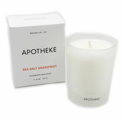 Sea Salt Grapefruit Candle - Small 1-Wick Natural Soy Wax Scented Candle