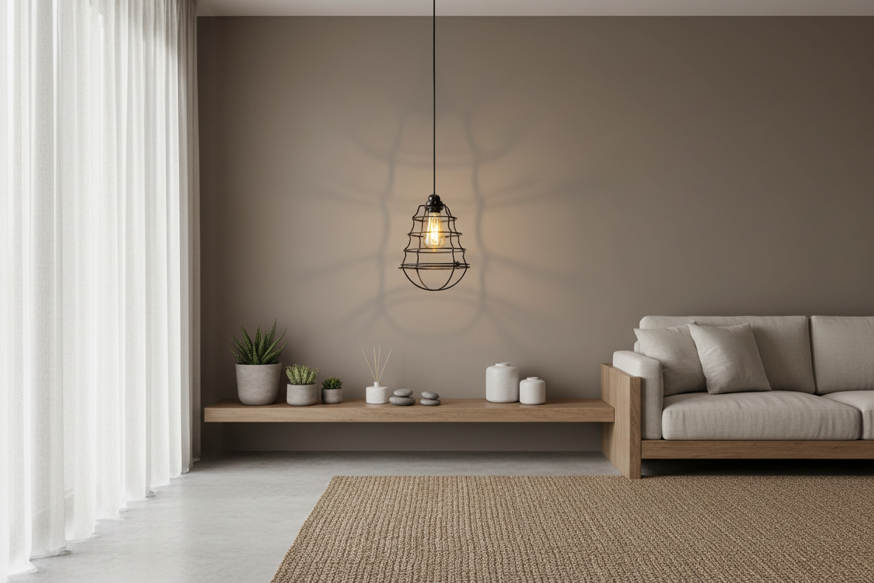 Egg Hanging Lamp in Living Room