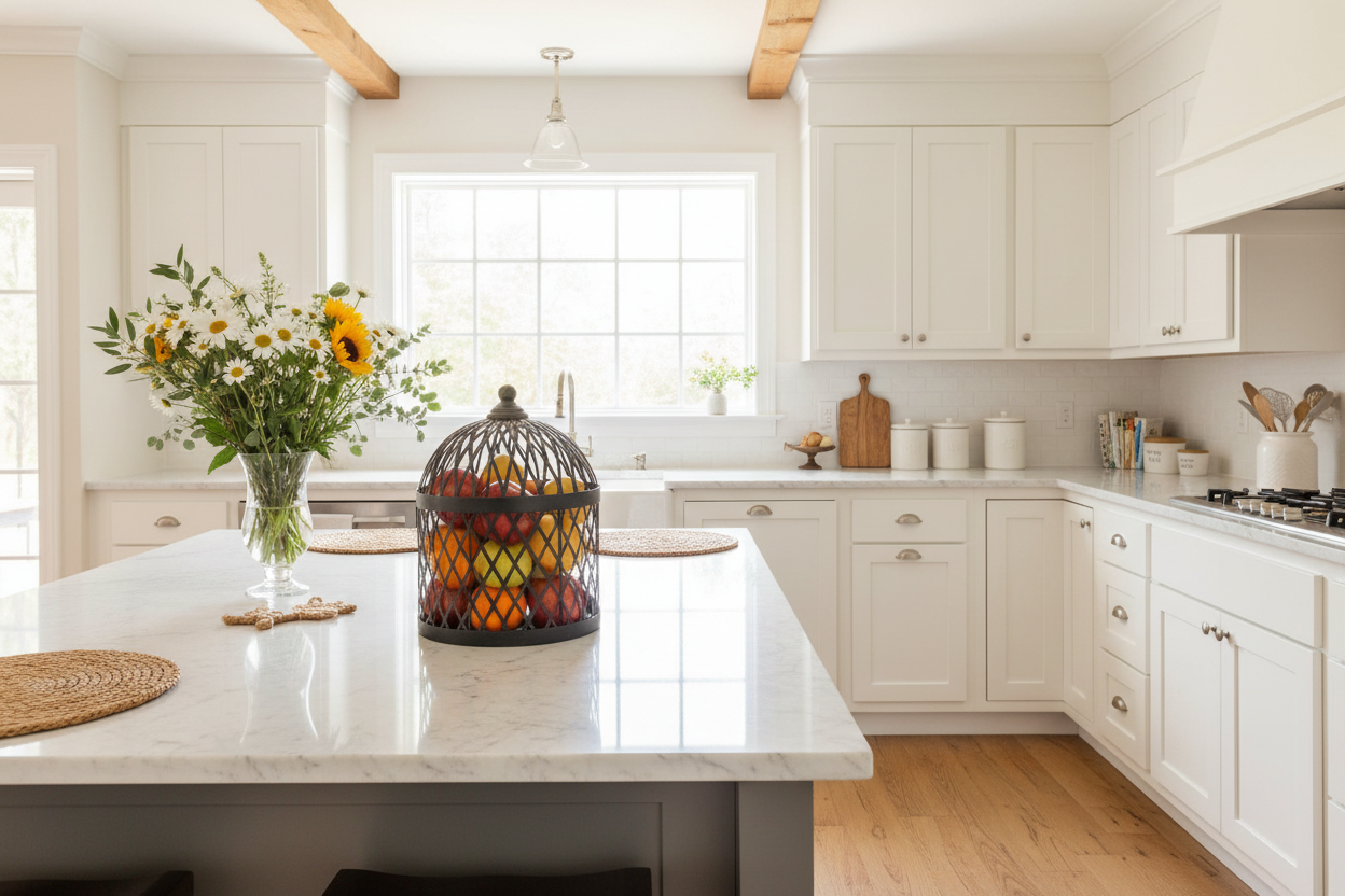 Farmhouse kitchen scene