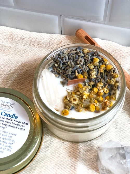 Peace & Serenity Intention Candle - Natural Ritual Candle for Calm & Relaxation