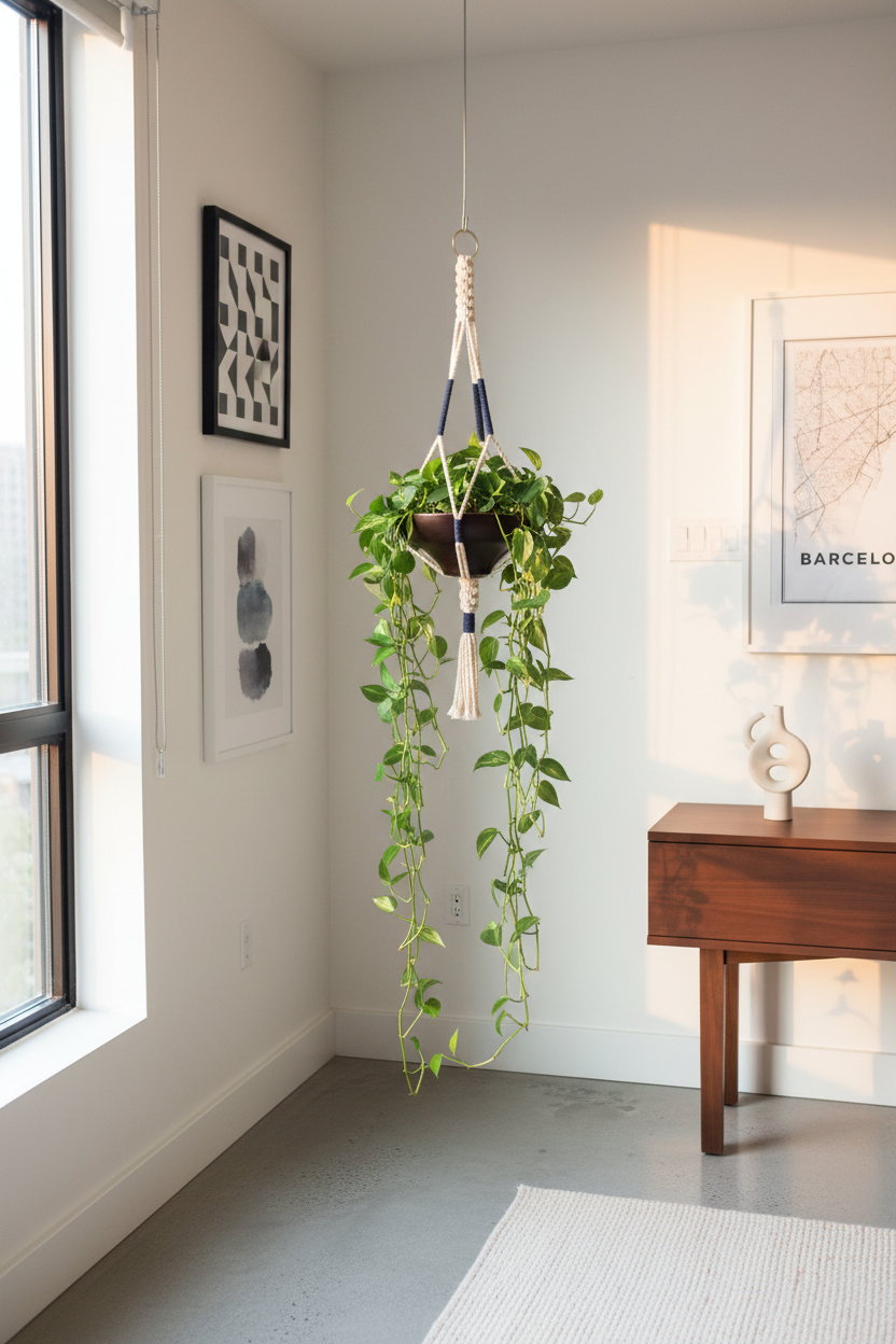 Living room corner styling