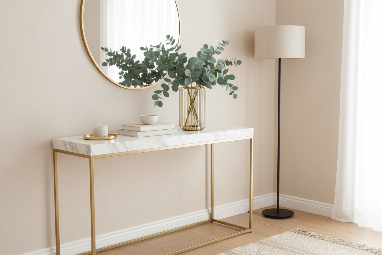 Marble Console Elegance