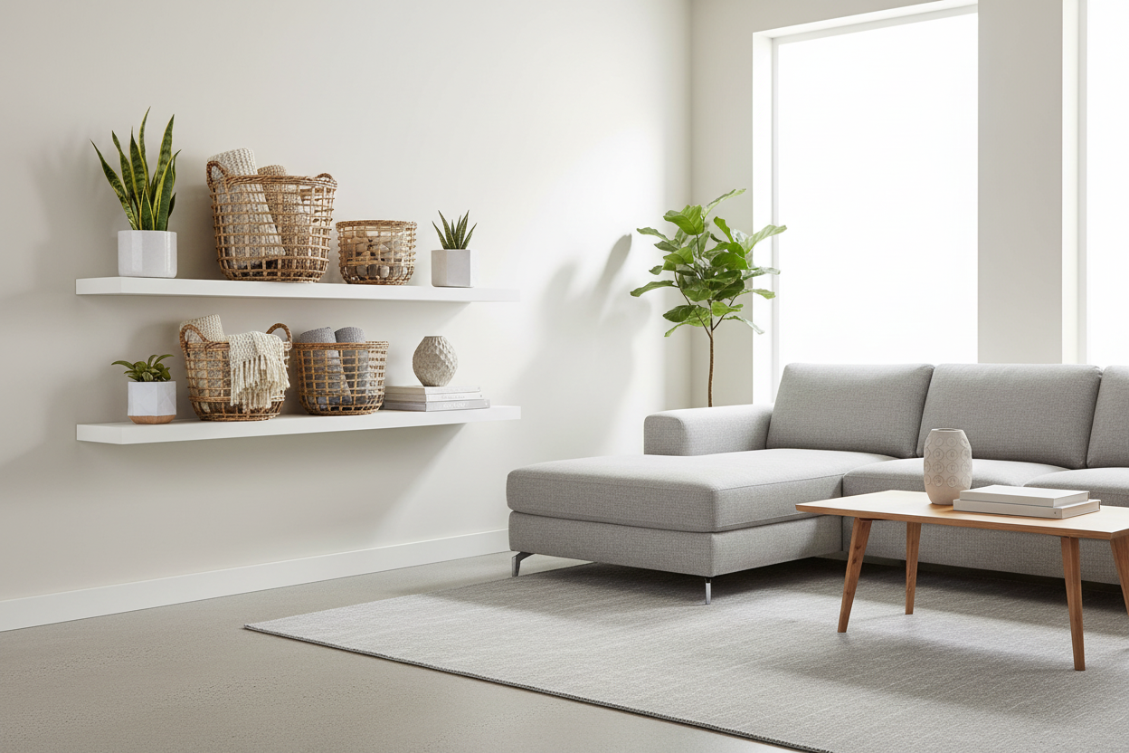 Modern living room scene