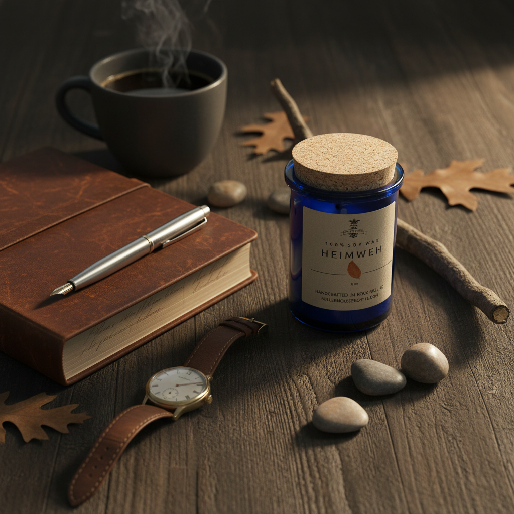 Refined gentleman's flat-lay scene