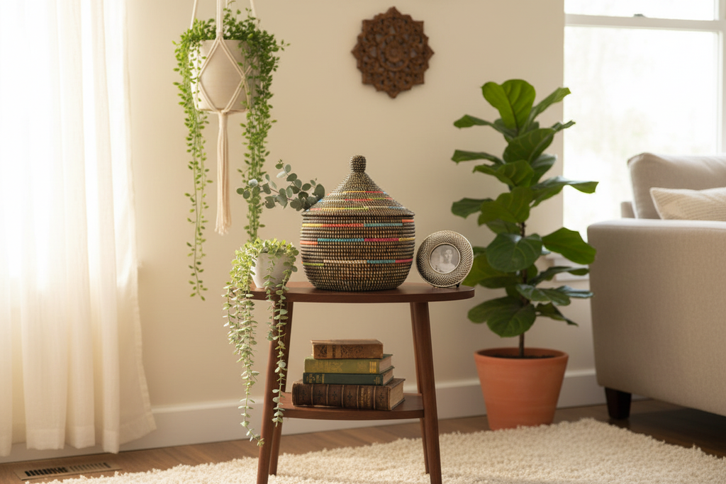 Rwanda Basket Living Room Decor