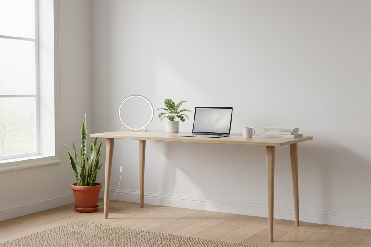 Scandinavian Office Setup