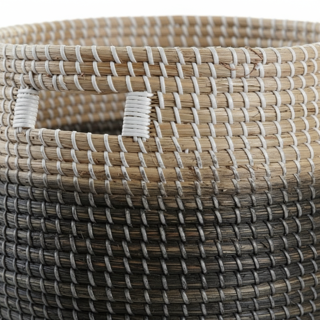 Seagrass Baskets Detail Texture