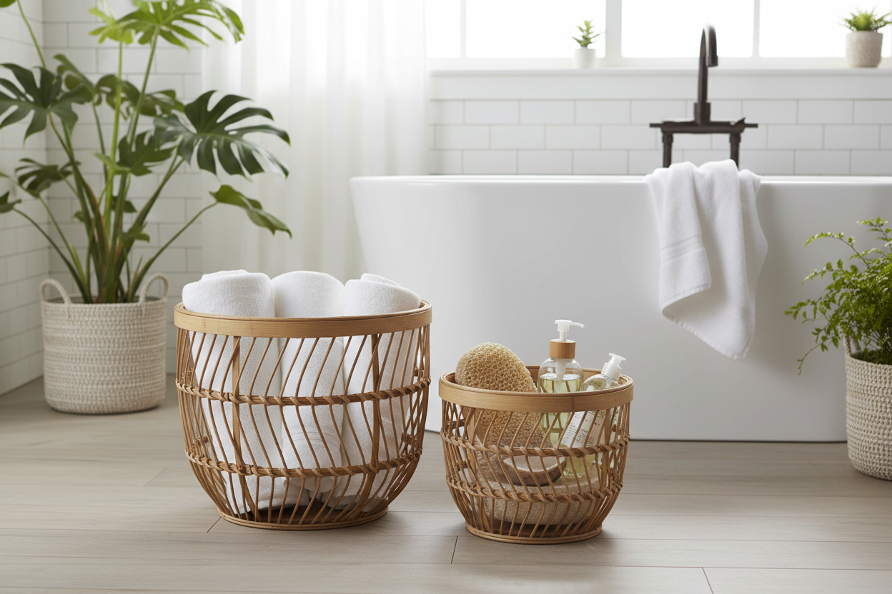 Spa Bathroom Organization