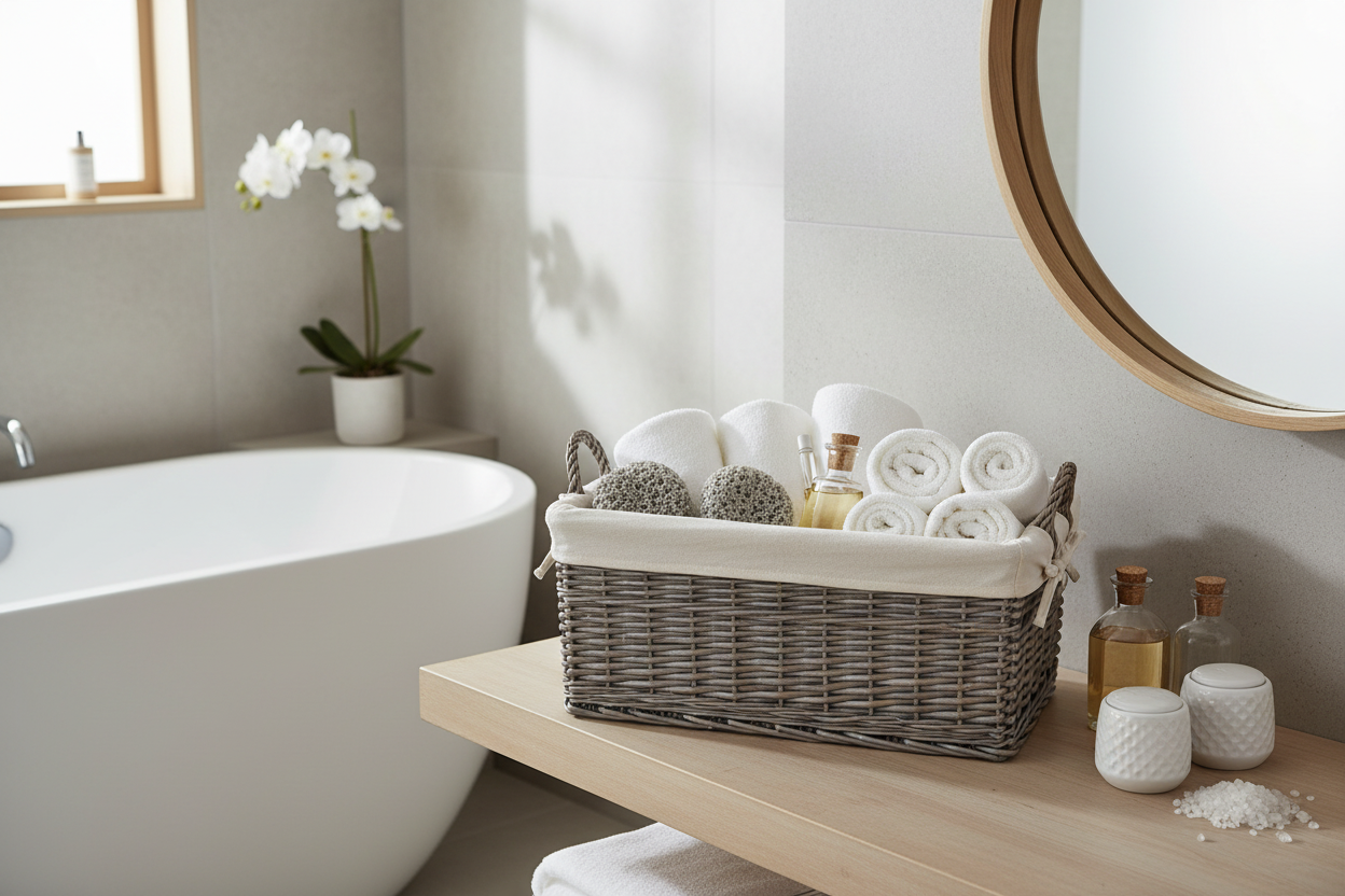 Spa Bathroom Storage