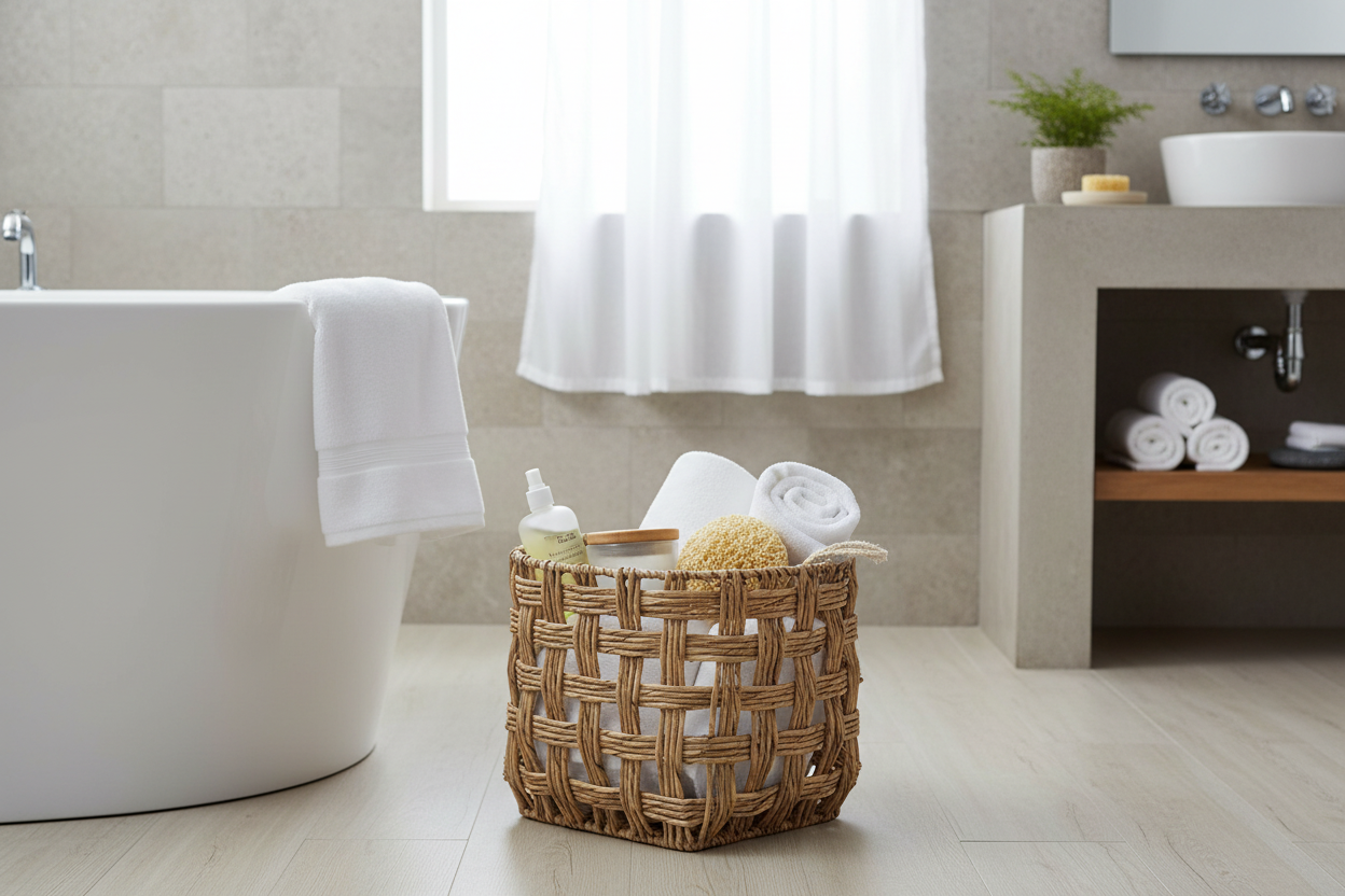 Spa Bathroom Storage