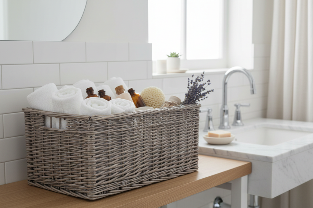 Spa Bathroom Storage