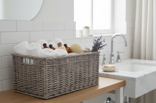 Spa Bathroom Storage