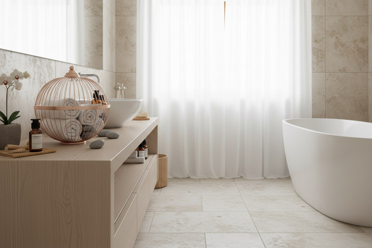 Spa Bathroom Storage