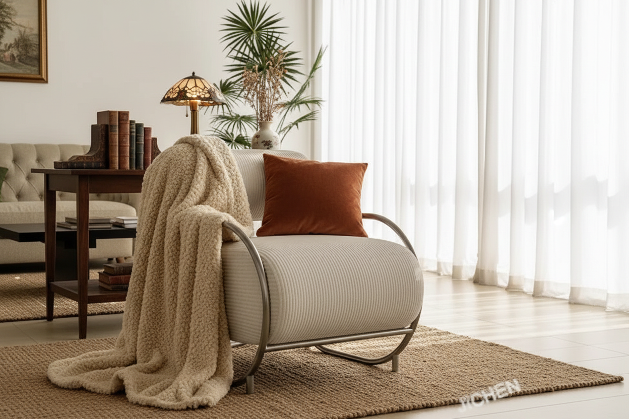 Styled with Throw Blanket