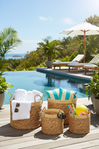 Tropical outdoor patio scene